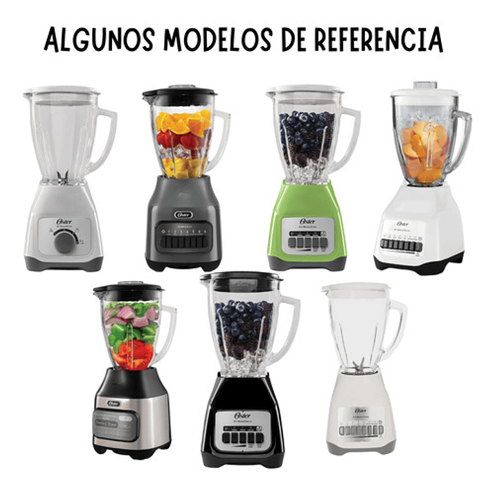 Vaso De Vidrio Con Tapa Para Juguera Oster Blstmg Y Otros 7