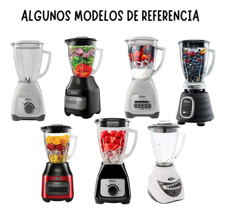 Vaso De Vidrio Con Tapa Para Juguera Oster Blstmg Y Otros 8