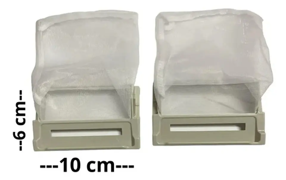 Filtro Pelusa Lavadora LG/daewoo Pack 2 Unidades (10x6cm) 3