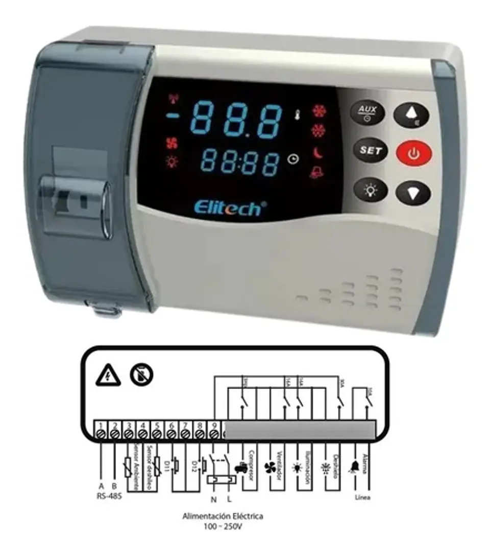 Tablero Control Para Camara De Frio Elitech Ecb-1000 Plus 5