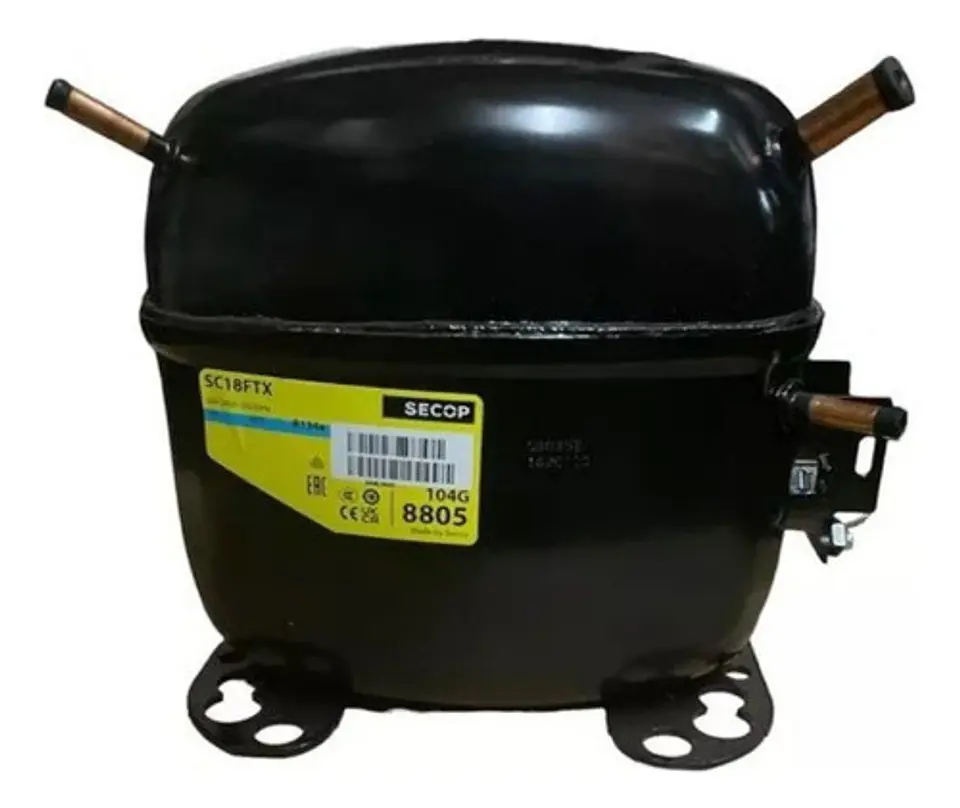 Motocompresor Sc18ftx 3/8 + Reforzado R134a Secop (sc18g) 1