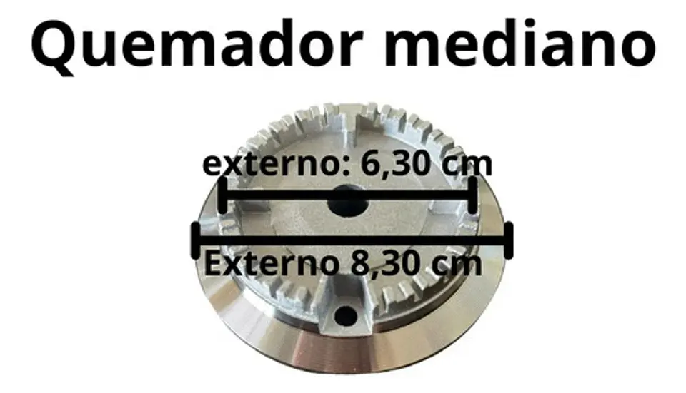 Quemadores De Cocina Enlozado Whirlpool 22 (blister) 4