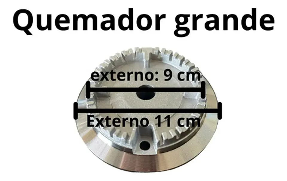 Quemadores De Cocina Enlozado Whirlpool 22 (blister) 5