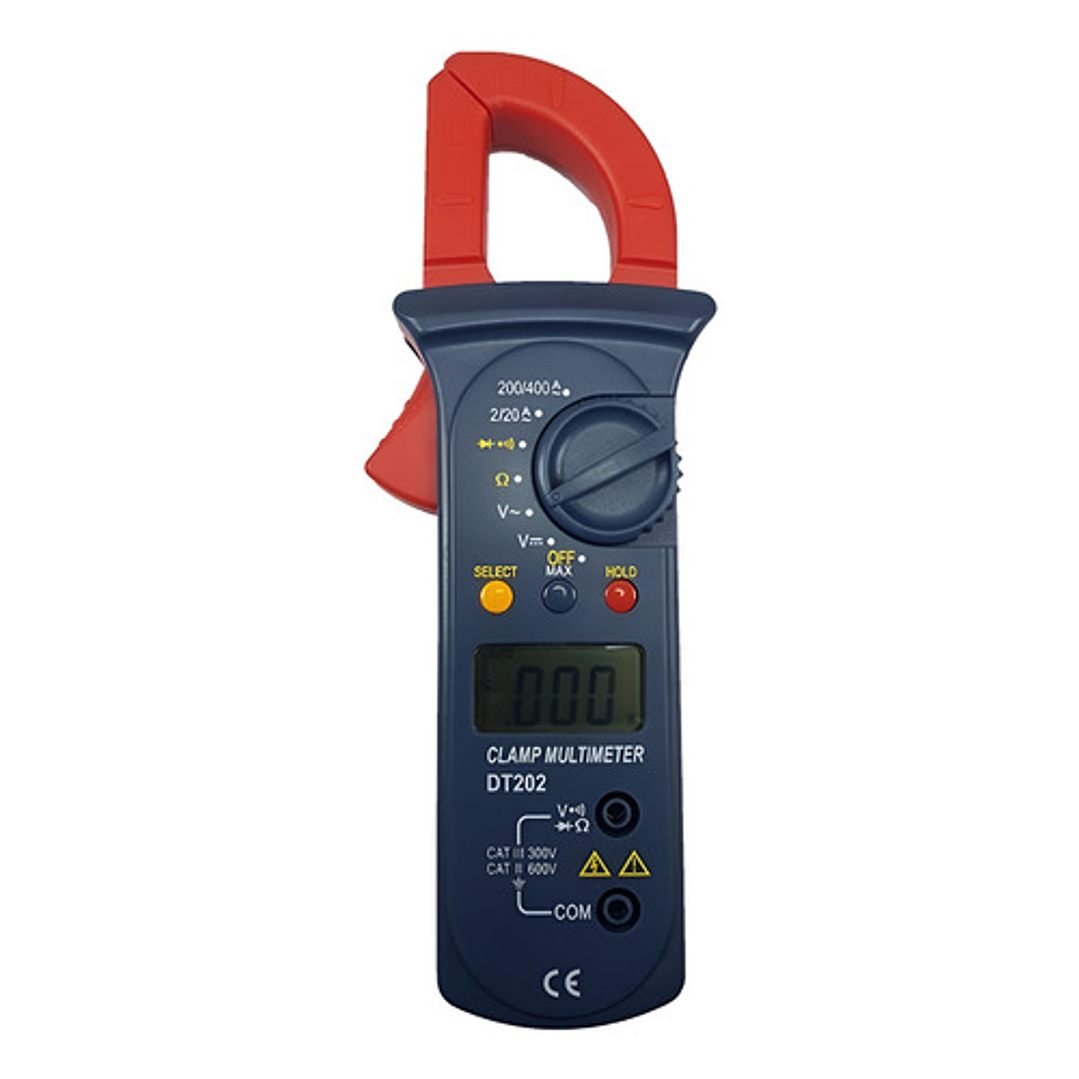 Pinza Amperimétrica Digital Dt202 400a 1