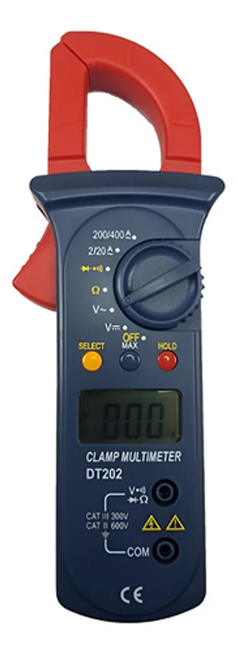 Pinza Amperimétrica Digital Dt202 400a