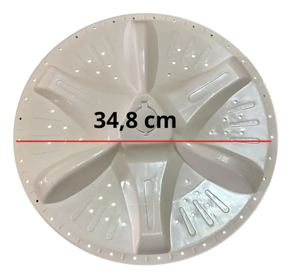 Agitador Lavadora Samsung Eje Cuadrado 348 Mm Alternativo 4