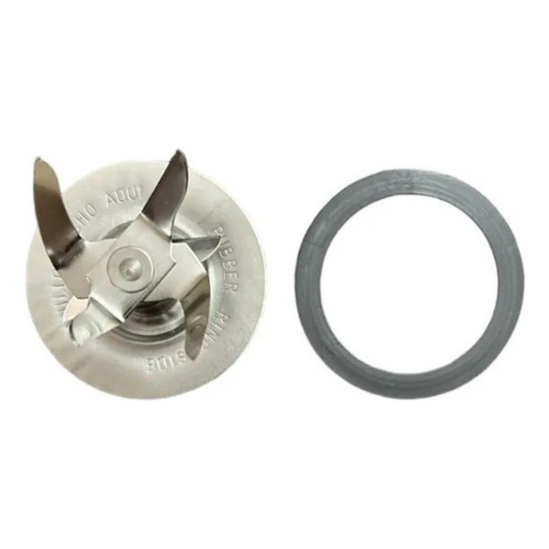 Cuchillo Cortador Para Licuadora Oster Dual 6 Aspas Y Goma 2