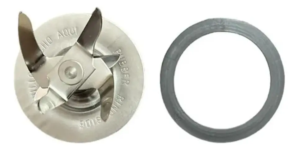 Cuchillo Cortador Para Licuadora Oster Dual 6 Aspas Y Goma 2