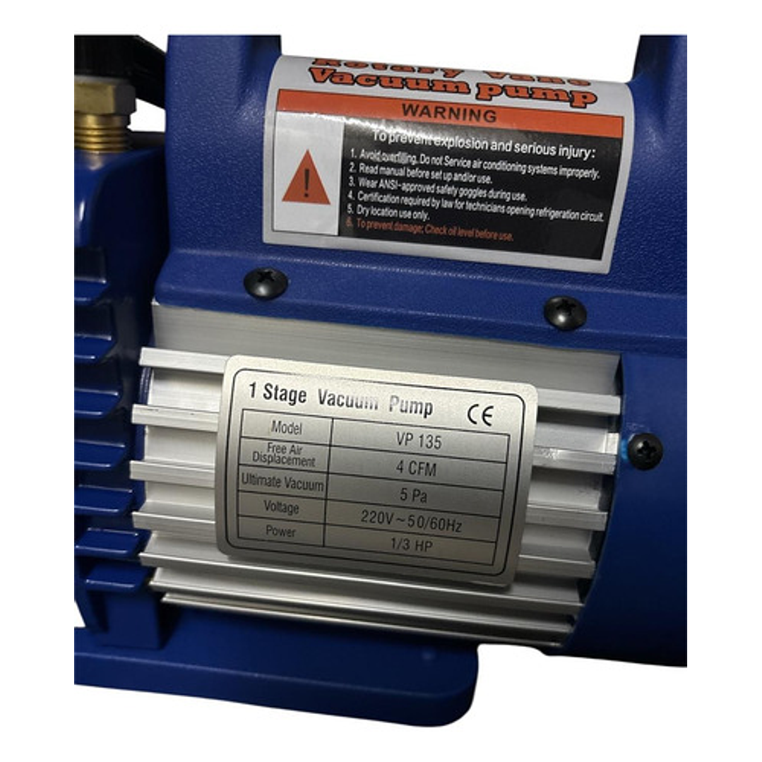 Bomba De Vacio 4 Cfm Vp135 1 Fase 2