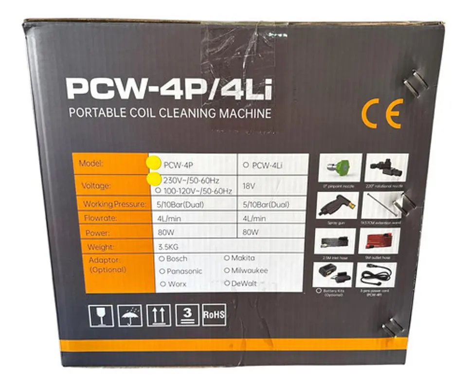 Maquina Hidrolavadora Para Limpieza (frio/calor) Pcw-4p 3