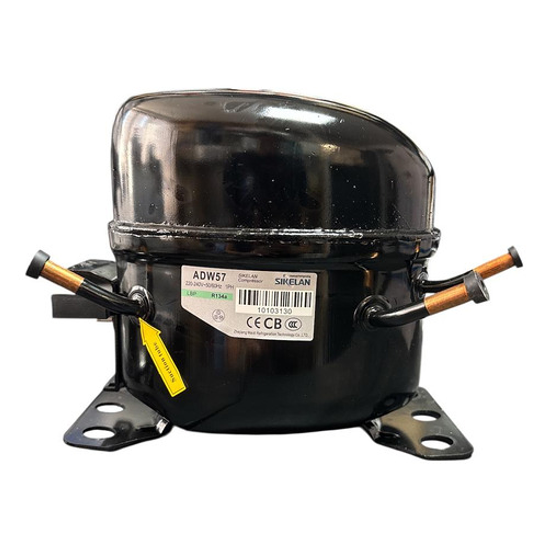 Compresor Heladera Sikelan Adw57 1/6 A 1/5 Hp R134 1