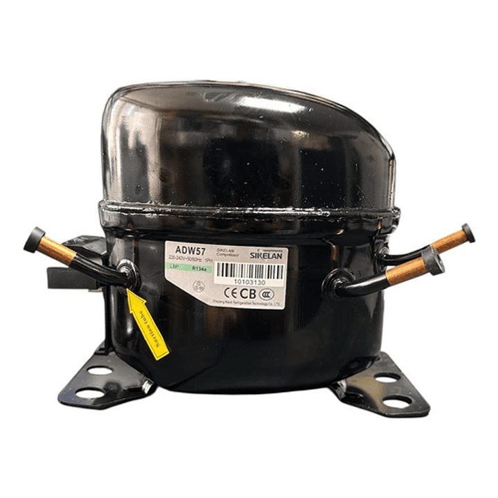 Compresor Heladera Sikelan Adw57 1/6 A 1/5 Hp R134 1
