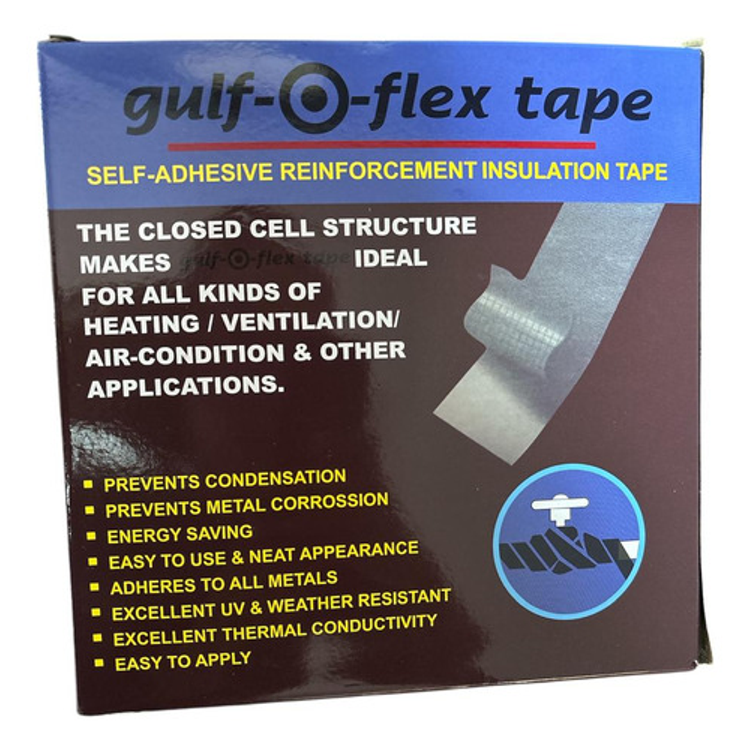 Cinta Espuma Elastomerica 50mm X 10mt Negro 6