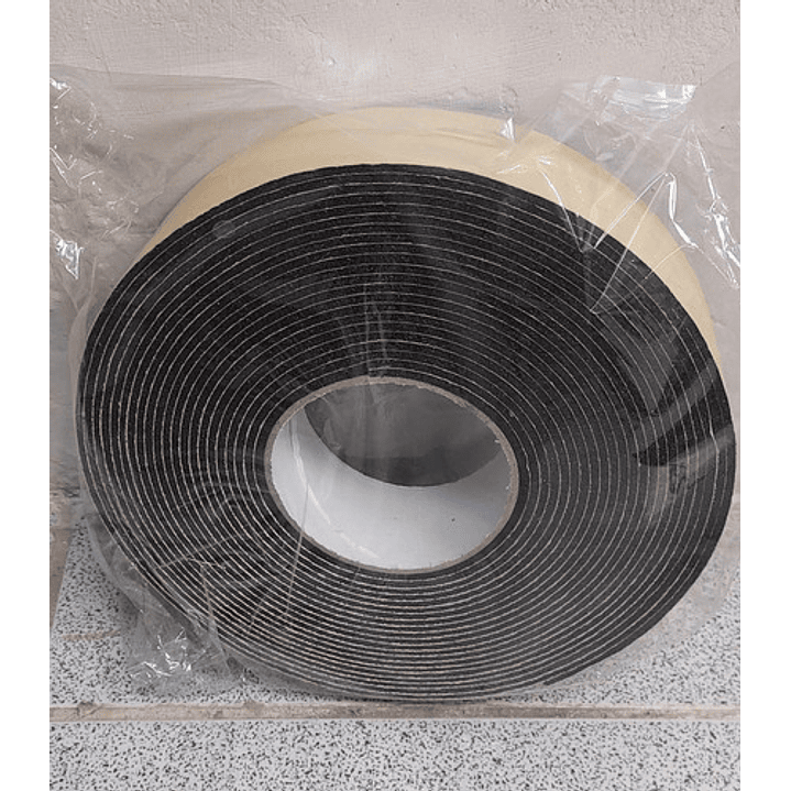 Cinta Espuma Elastomerica 50mm X 10mt Negro 10