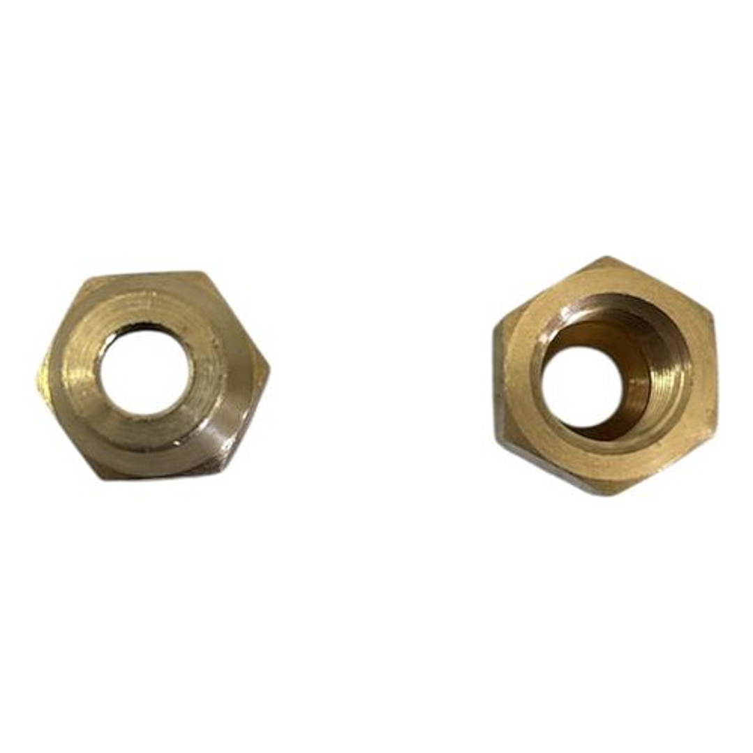 Tuerca Flare 1/4 (6.35mm) Tubería Cobre Refrigeración (1 Un) 1