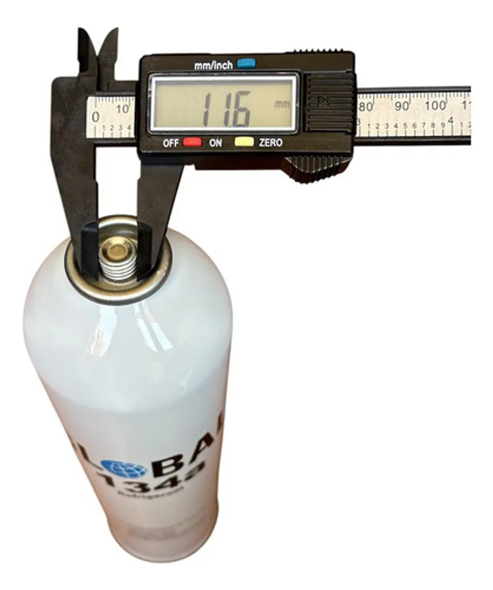 Bombona Refrigerante R134 900 Gramos Con Llave Para Aire 2