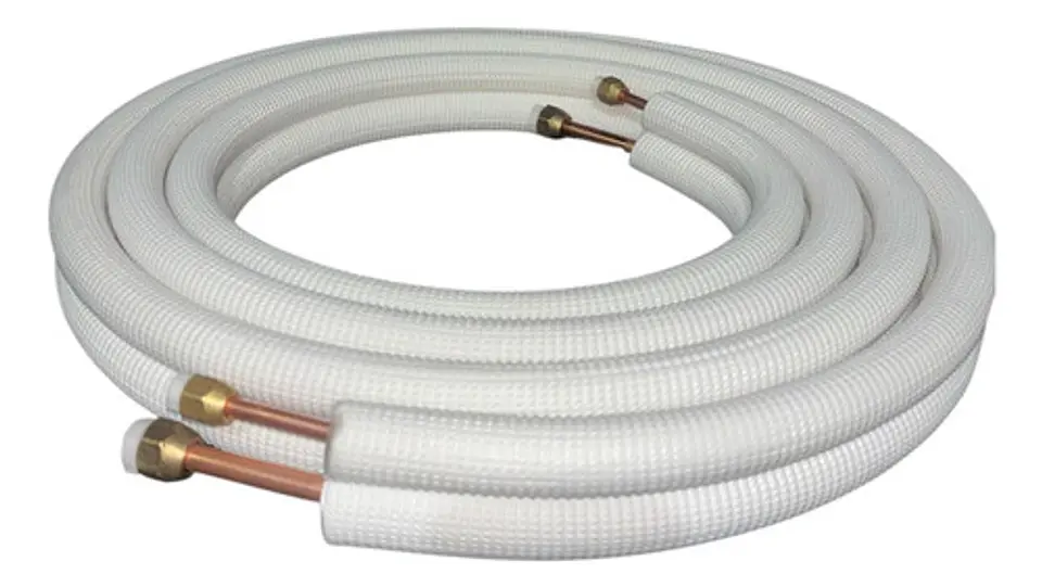 Kit De Tuberia Para Aire Acondicionado 1/4 Y 3/8 (4mt) 1