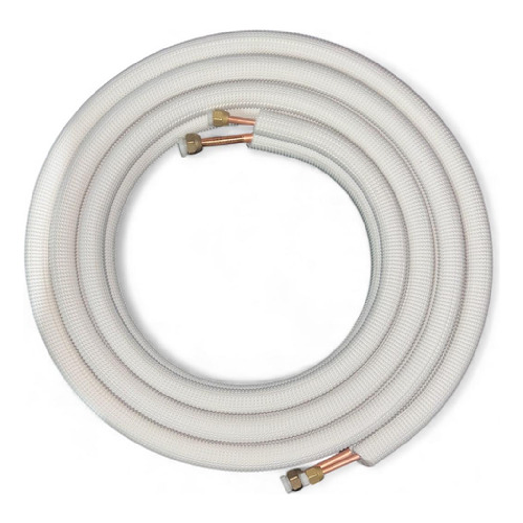 Kit De Tuberia Para Aire Acondicionado 1/4 Y 3/8 (4mt) 2