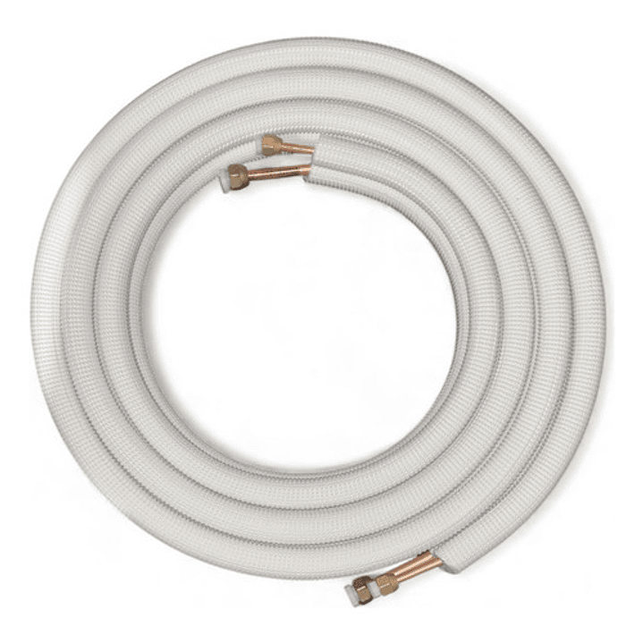 Kit De Tuberia Para Aire Acondicionado 1/4 Y 3/8 (4mt) 2