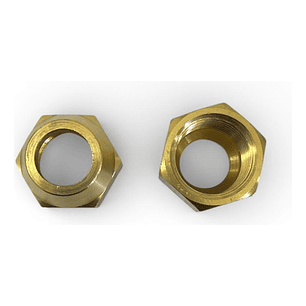 Tuerca Flare 1/2 (12.7mm) Tubería Cobre Refrigeración (1 Un)