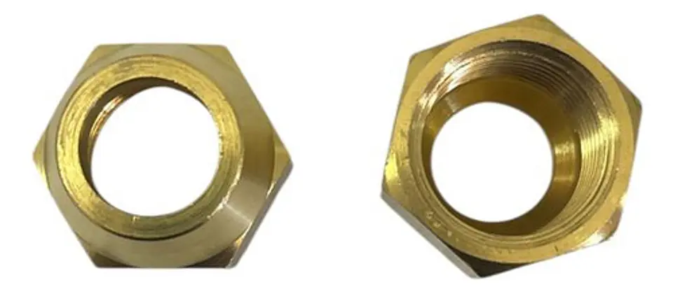 Tuerca Flare 1/2 (12.7mm) Tubería Cobre Refrigeración (1 Un) 2