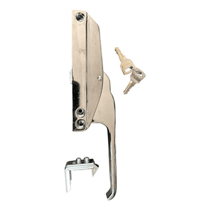 Picaporte Cerrojo Con Llave Hs-1250a Para Refrigeracion 2