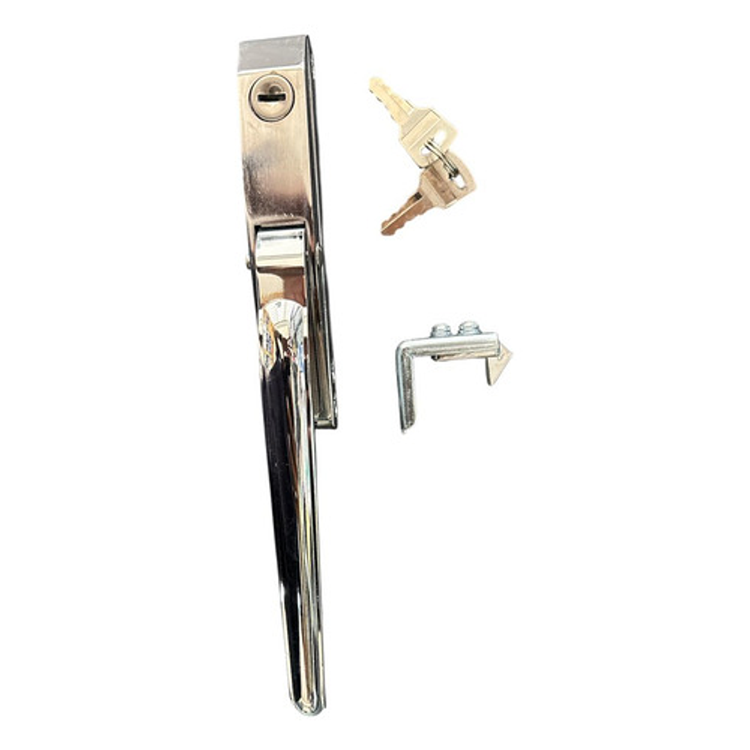 Picaporte Cerrojo Con Llave Hs-1250a Para Refrigeracion 3
