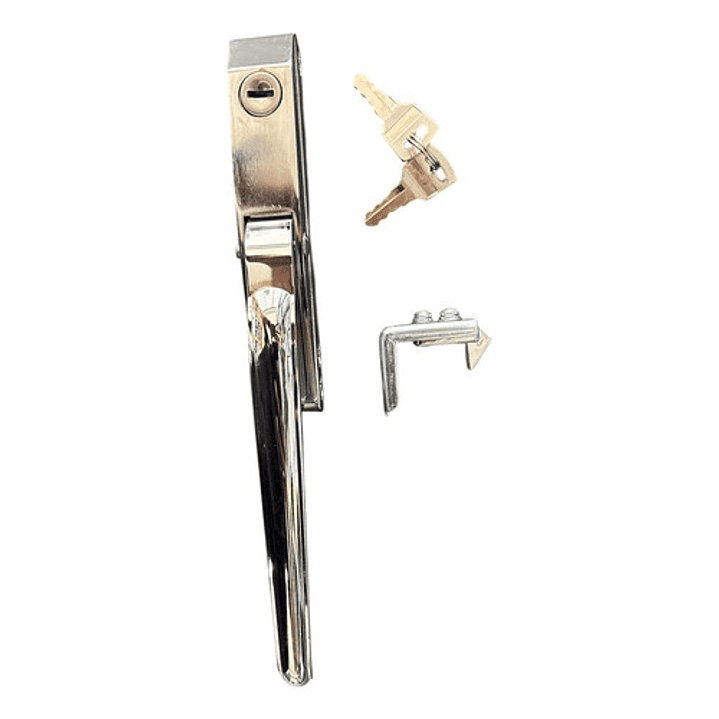 Picaporte Cerrojo Con Llave Hs-1250a Para Refrigeracion 3