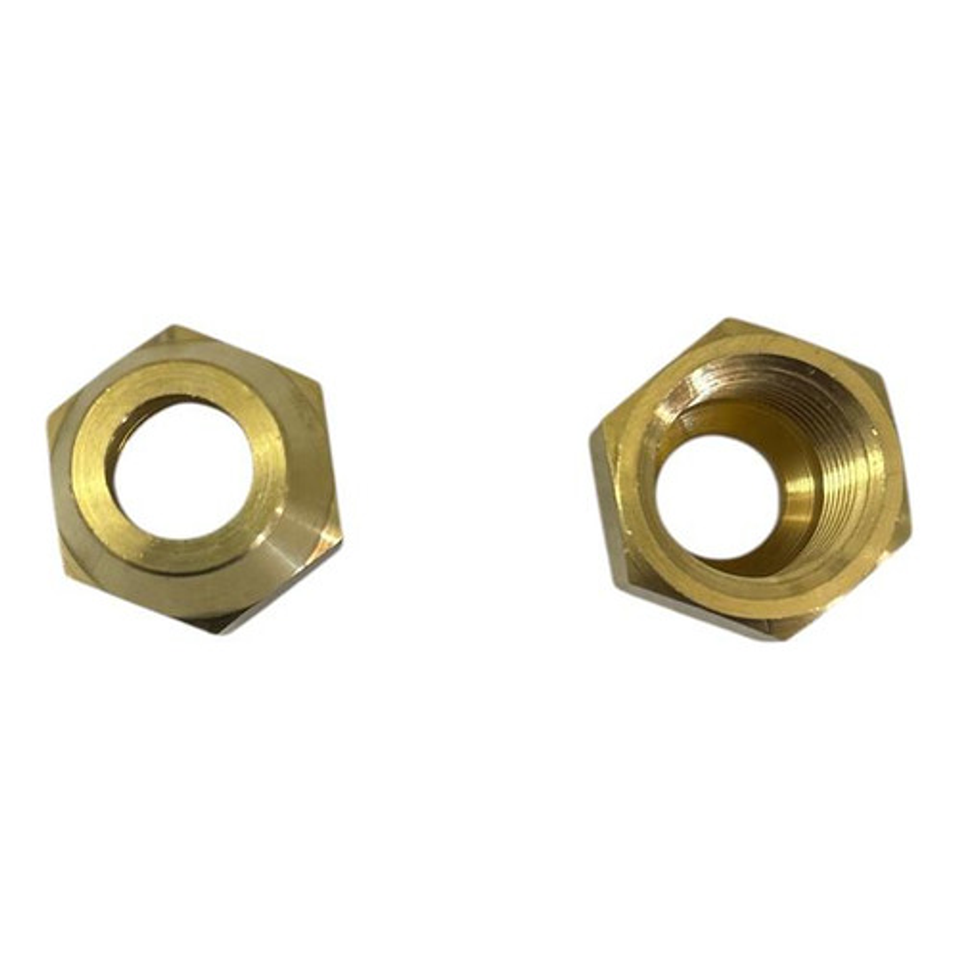 Tuerca Flare 3/8 (9.5mm) Tubería Cobre Refrigeración (1 Un) 3