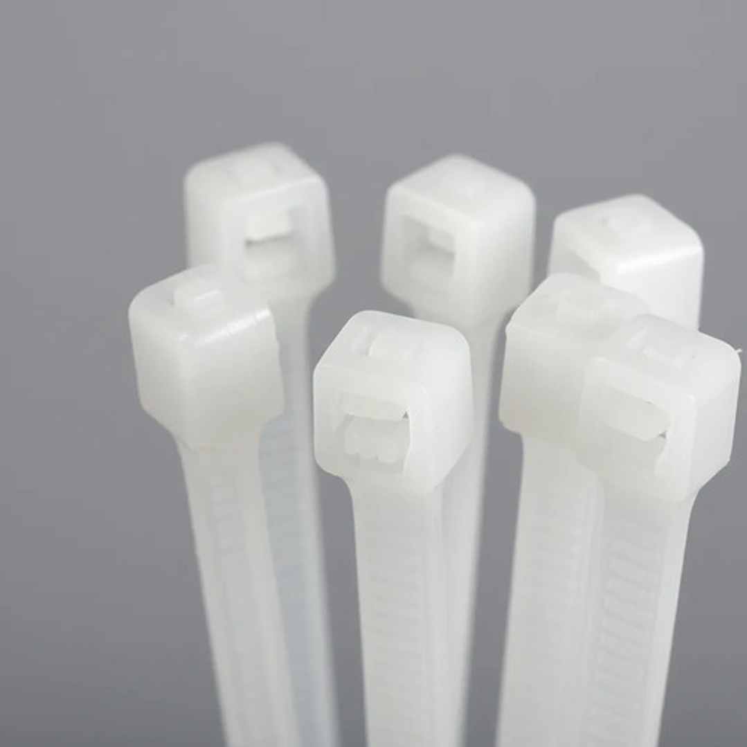 Amarras Plasticas Inoxcrom 20 Cm Bolsa De 100 Amarras Blanca 4