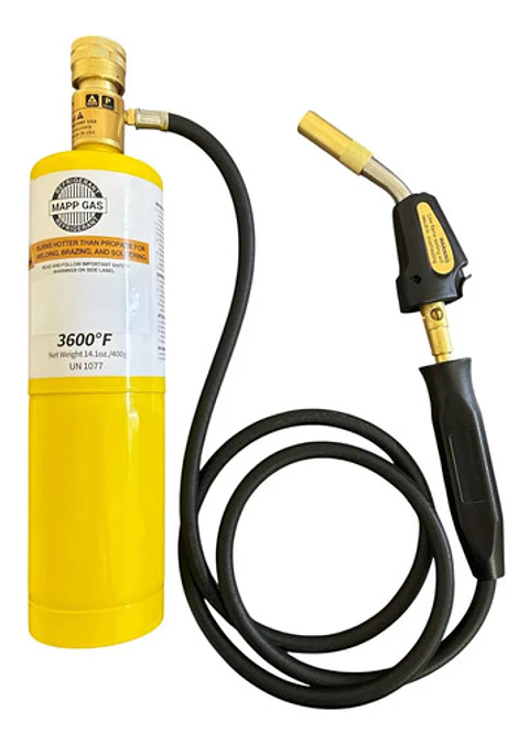 Soplete Con Chispero Y Manguera Para Soldar (negro) + Mapp