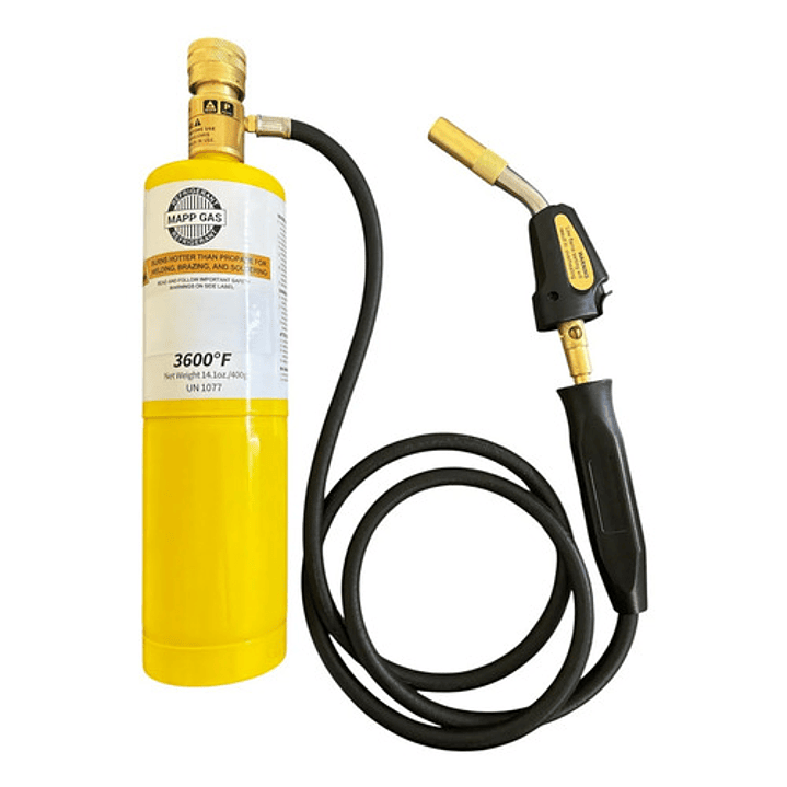 Soplete Con Chispero Y Manguera Para Soldar (negro) + Mapp 1