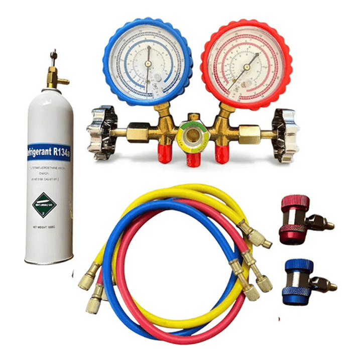 Kit De Recarga Aire Acondicionado De Vehiculo R134 1