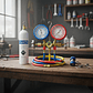 Kit De Recarga Aire Acondicionado De Vehiculo R134 - Miniatura 2