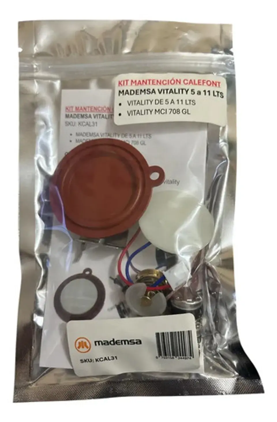 Kit De Mantencion Calefont Mademsa Vitality 5-11 Lts 4