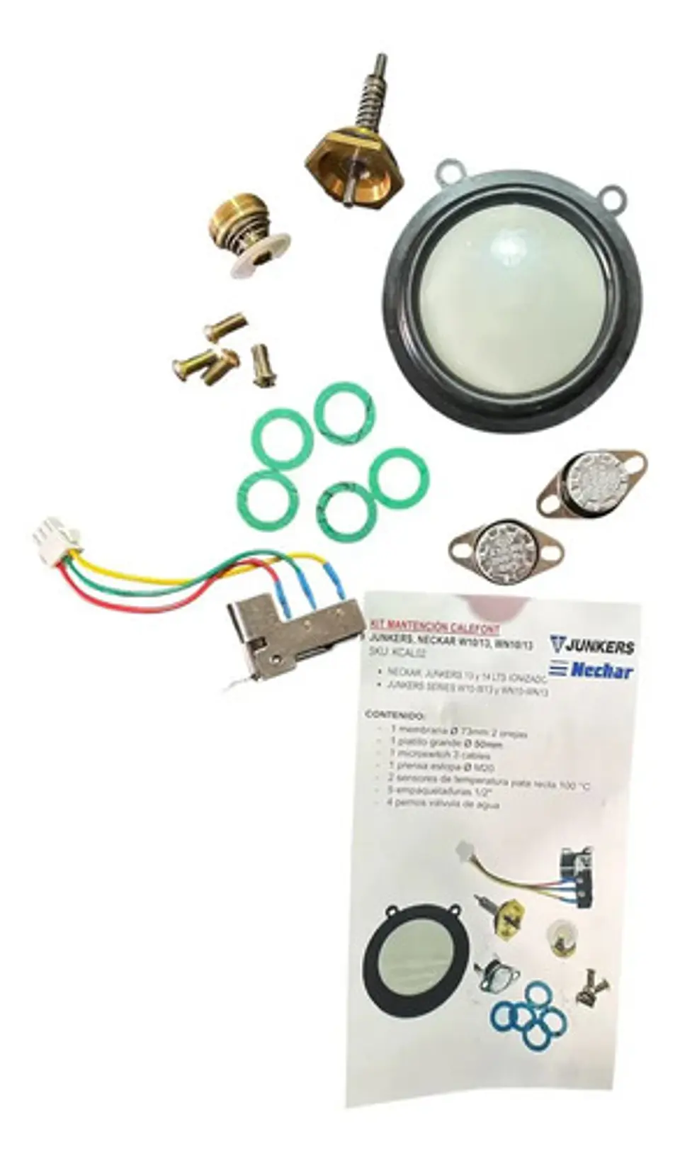 Kit De Mantencion Calefont Junkers, Neckar 13 Y 14 Litros 2