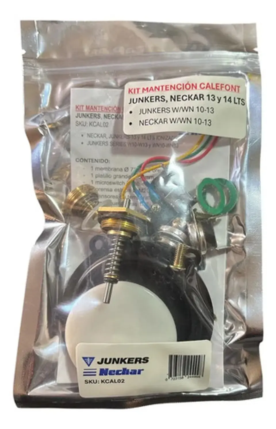 Kit De Mantencion Calefont Junkers, Neckar 13 Y 14 Litros 3