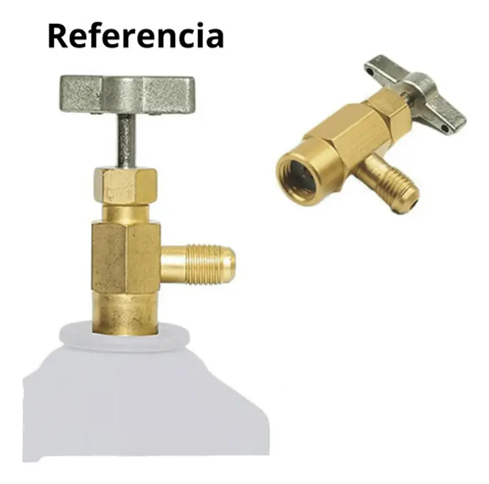 Bombona Gas R134 De 1 Kilo Con Llave (refrigerant) 6