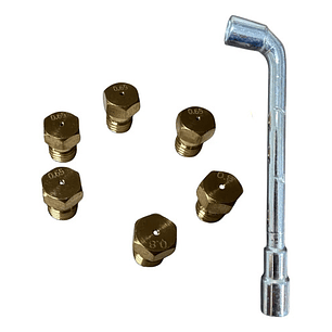 Inyectores + Llave Cocina Fensa,mademsa,sindelen Gas Licuado