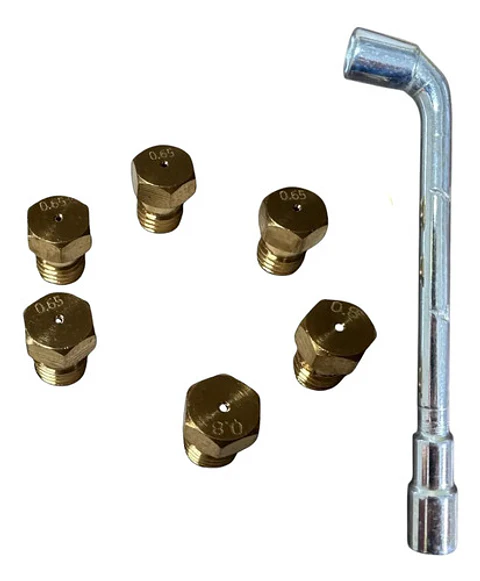 Inyectores + Llave Cocina Fensa,mademsa,sindelen Gas Licuado