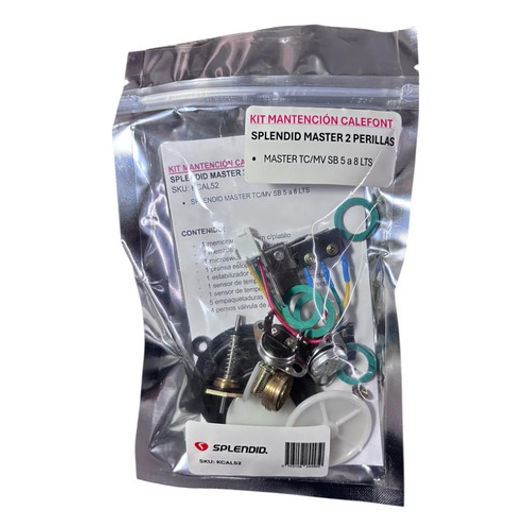 Kit De Mantencion Calefont Splendid Master 2 Perillas 5 A 8 4