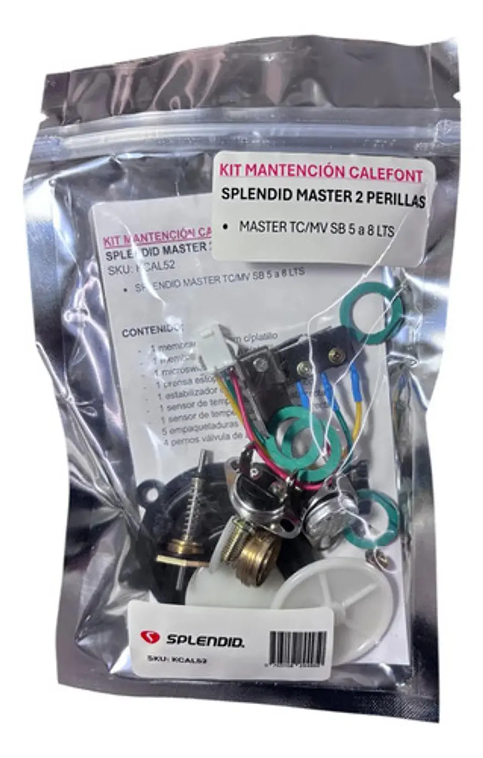 Kit De Mantencion Calefont Splendid Master 2 Perillas 5 A 8 4