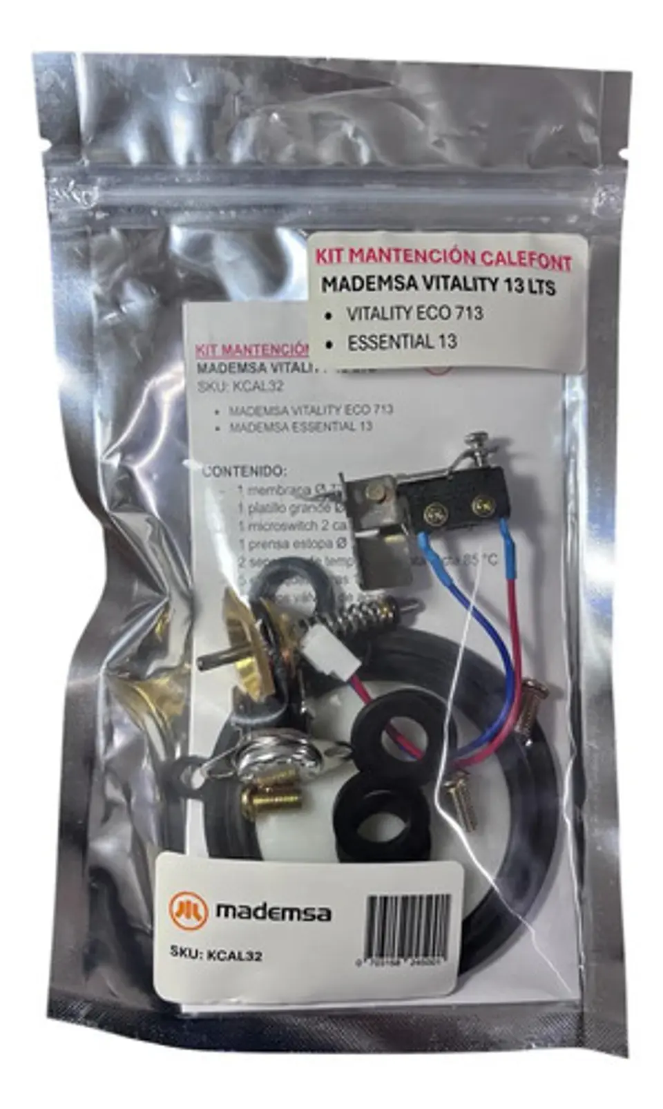 Kit De Mantencion Calefont Mademsa Vitality, Essential 13lts 4