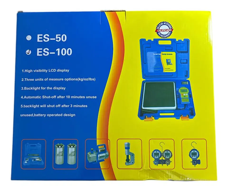 Balanza O Bascula Digital Es-100 Para Gas Refrigerante 4