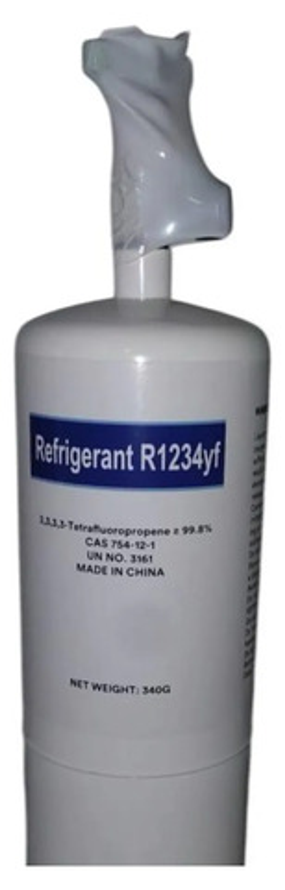 Botella Refrigerante R1234yf De 340gr Con Llave Para Auto 2