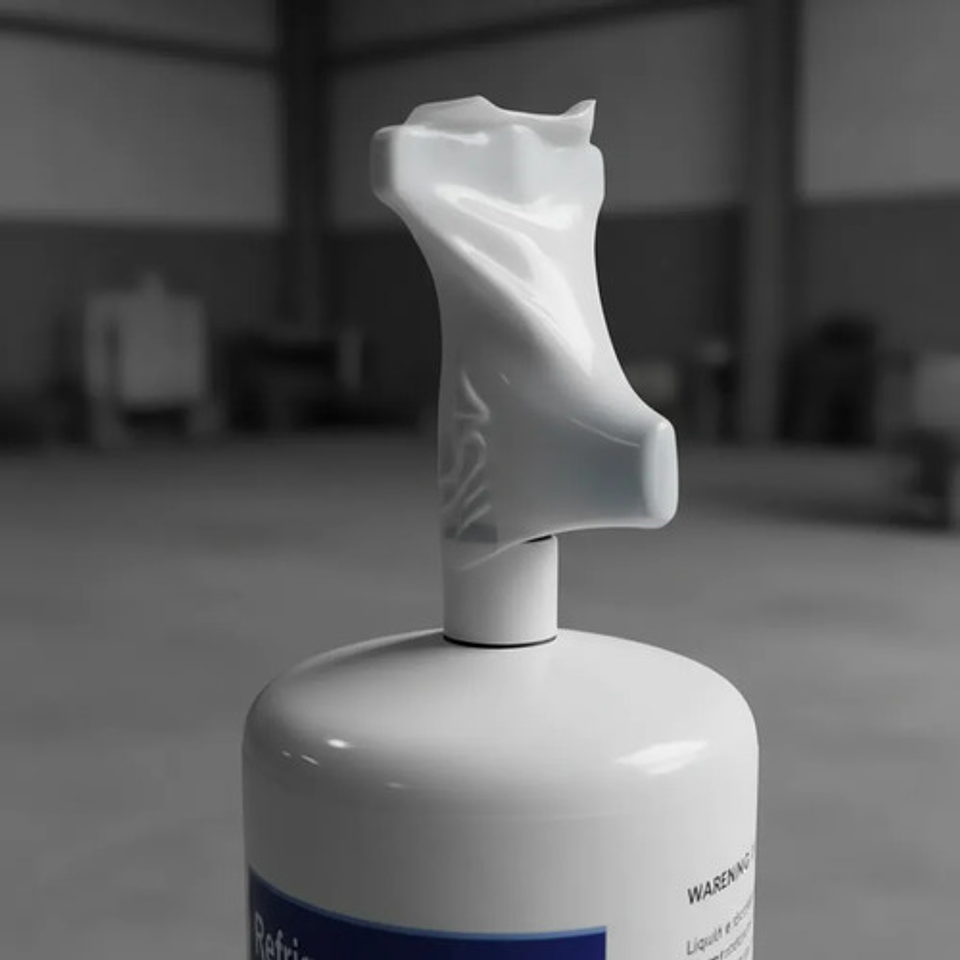 Botella Refrigerante R1234yf De 340gr Con Llave Para Auto 3