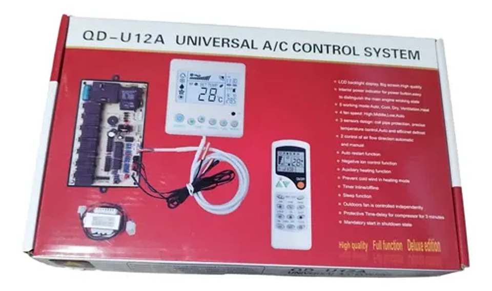 Tarjeta Control De Aire Acondicionado Universal Qd-u12a 3