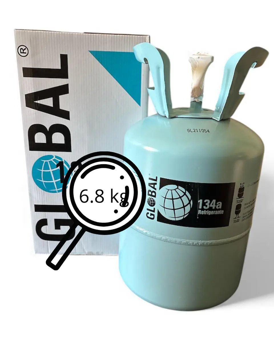 Gas Refrigerante R 134a 6.8 Kilos Global 4