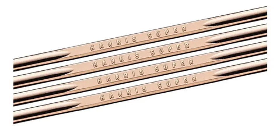 Kilo De Soldadura Harris Super 5% (60 Barras Aprox, 46cm) 2