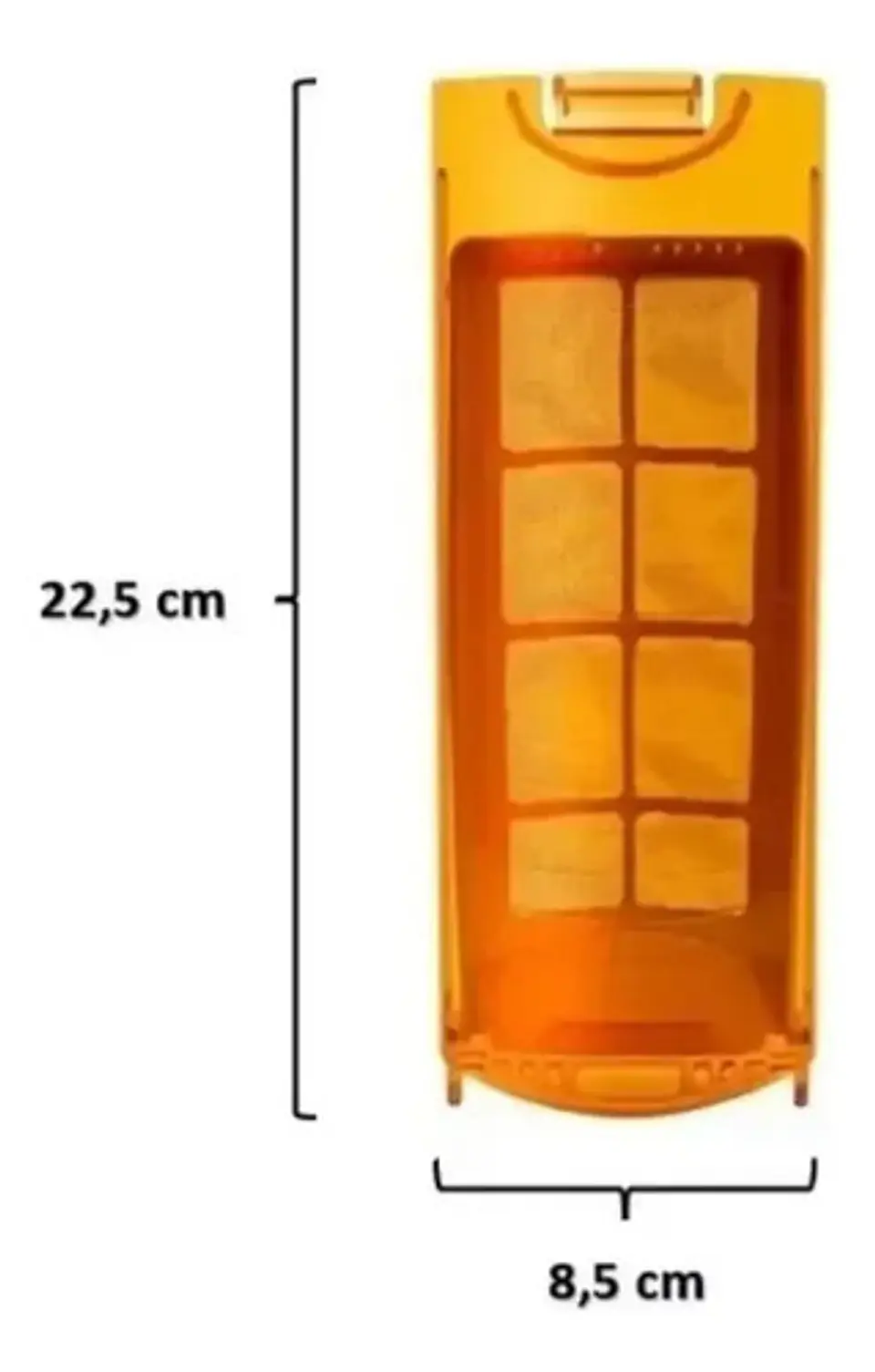 Filtro Pelusa Lavadora Fensa- Mademsa Naranja 2